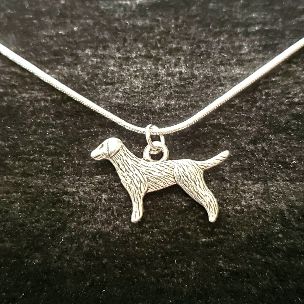 Irish Setter 18" \ .925 Sterling Silver Necklace